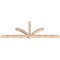 Ekena Millwork Redmond Smooth Timber Gable Bracket, Douglas Fir, 96"W x 36"H x 3 1/2"D x 3 1/2"F, 9/12 Pitch GBW096X36X0404RED00SDF - alternate 2